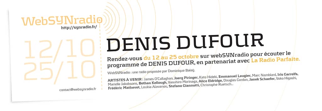 webSYNradio Denis Dufour