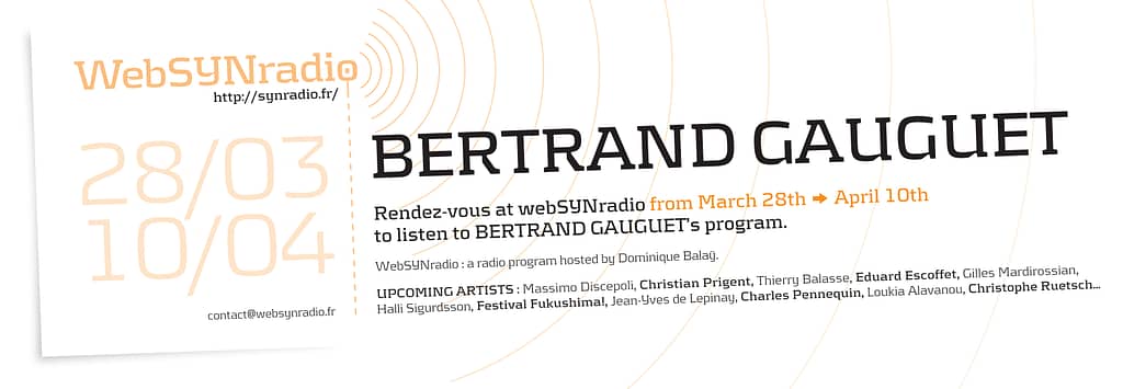 Bertrand-GAUGUET webSYNradio