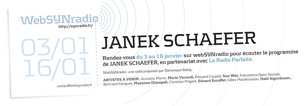 Janek-SCHAEFER websynradio