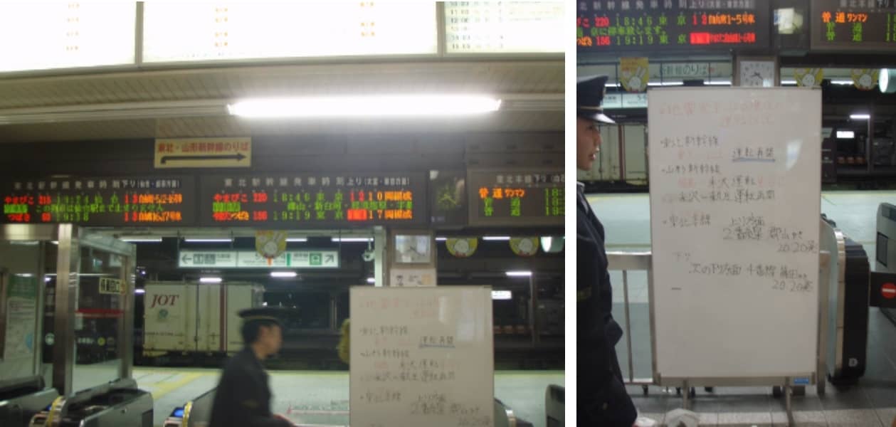 Gare de Fukushima : 7 décembre 2012