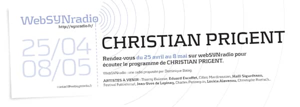 webSYNradio Christian-PRIGENT